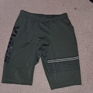 Men's Virus Compression Shorts Size Small, Olive Green